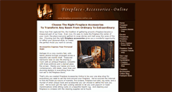 Desktop Screenshot of fireplace-accessories-online.com